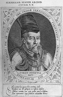 strýc od otce Ferdinand II. Tyrolský