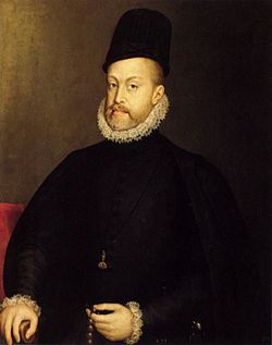 strýc od otce Filip II. Španělský